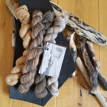 Load image into Gallery viewer, BFL Fingering 'A Pewter Sea' Mini Set